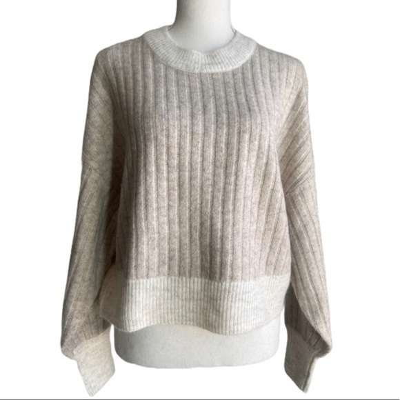 Sincerely Jules two toned ribbed sweater - Picture 4 of 7